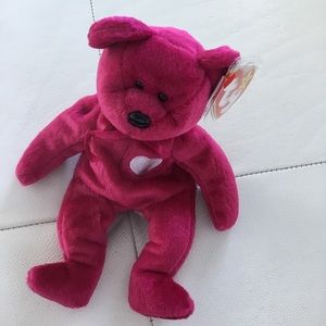 Valentina, Beanie Baby teddy bear in great condition